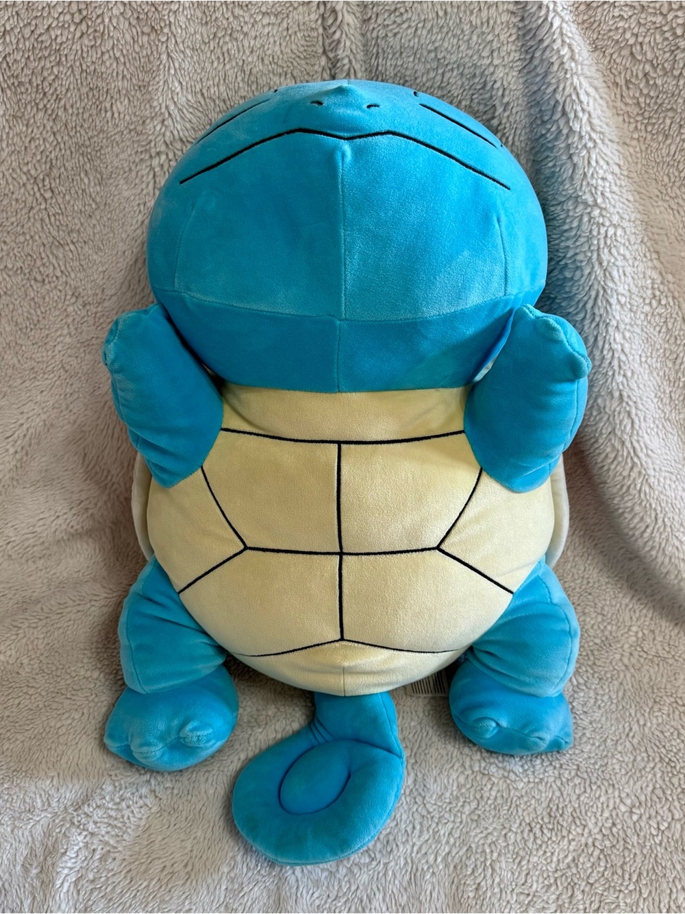 Nintendo Pokemon Jazwares Sleeping Squirtle Large 18" Pillow Buddy Plush